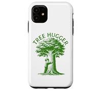 Tree Hugger Kid Hugging a Tree Earth Day Carcasa para iPhone 11