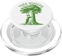 Tree Hugger Kid Hugging a Tree Earth Day PopSockets PopGrip para MagSafe