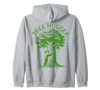Tree Hugger Kid Hugging a Tree Earth Day Sudadera con Capucha