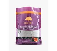 Tree Hut desintoxicante sal mediterránea empapado higo y oliva, 3 libras, ultra hidratante Epsom para nutrir el cuidado esencial del cuerpo