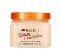 Tree Hut - Exfoliante Corporal de Azúcar - Tahitian Vainilla - Bote 510 g - Contiene Almendras Dulces y Manteca de Karité - Ayuda a Restaurar el Brillo de la Piel - Nutre y Suaviza la Piel Seca