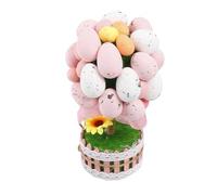 Tree Lamp Lighted - Easters Tree Decoration | Lighted Easters Tr s With LED Lights | Easter Desktop Ornaments - Trees Design Spring Ornament Decor - Easter Eggs Table Trees- For Mantel Fireplace St