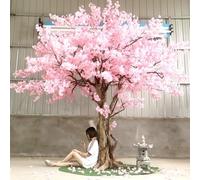 Tree Large Simulation Sakura Tree Outdoor Artificial Plants for Outdoor Home Wedding Hotel Shopping Mall Decor(3 * 4m)