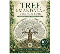Tree Mandala coloring book: Stress Relief & Relaxation Designs for Adults