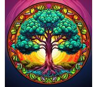 Tree Mandalas Coloring Book 300 Pages for Relaxation and Nature Lovers.: Discover 300 relaxing tree mandalas designed to calm your mind and brighten your creativity.