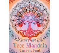 Tree Mandalas Relaxing Coloring Book For Adults