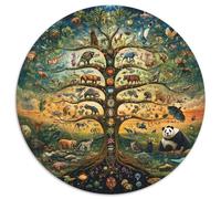 Tree of Life 1000 Piece Science Fiction Jigsaw Puzzle For Adults Challenging Game Stress Relief Puzzle Exercise The Memory of The Brain for Adults and Kids, Age 12 Years Up 1000pcs (67.5x67.5cm)
