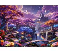 Tree of Life 700 Piece Jigsaw Puzzles for Adults, Colourful, Challenging & Brainteasing Adult Puzzles 700 Pieces Flowers, Fun jigsaws for The Whole Family 20x15 Inch