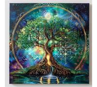Tree of Life Jigsaw Puzzle 70 Pieces 45x45cm/18x18inch, Difficult Jigsaw Puzzles for Adults 70, Beautiful Art Work, Great Festive Puzzle Gift for Men/Women
