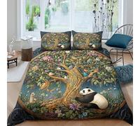 Tree of Life - Juego de colcha para niños y adolescentes, diseño bohemio, estampado 3D, 3 piezas, tamaño King (220 x 240 cm)