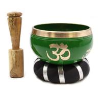 Juego de Cuenco Tibetano - Árbol de la vida - Verde 10,7 cm