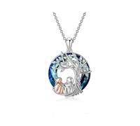 Tree Of Life Necklace for Women Sister Valentine's Day Gifts Birthday Gifts for Sister Girls