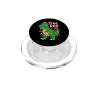Tree Rex Christmas Costume T-Rex Dinosaur Xmas Light Family PopSockets PopGrip para MagSafe