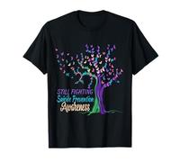 Tree Ribbon sigue luchando contra la conciencia sobre la prevención del suicidio Camiseta