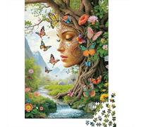 Tree Spirit Rompecabezas Enchanted Forest 1000 Piezas de Papel Reciclado Adultos Y Mayores De 12 Años Divertido y Desafiante Familiar 52x38cm/1000pcs