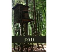 Tree Stand Journal for Men, Hunter's Paradise Notebook for Father's Day, Dad's Birthday Gift: 120 White Lined Pages, 6"x9", Eco-Friendly