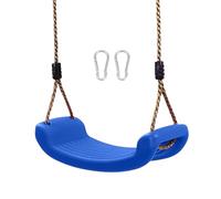 Tree Swing Seat - Silla antideslizante para exteriores, accesorios fuertes para patio trasero, juguete interactivo para padres e hijos, cuerda altamente ajustable, fácil montaje, hamaca de cuerda