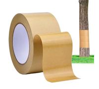 Tree Tape - Tree Tape Wrap | Trees Barrier | 164 Ft X 2 Inch Cicada Trees Wrap Protection Tapes | Adhesive Kraft Paper, Slippery Barrier for Outdoor Garden Climbing Lawn Plant Protection