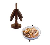 Tree Trivet, Foldable Christmas Home Decor Stand, Heat-Resistant Pot Mat with Non-Slip Base, Kitchen Counter Protector with Compact Storage Design, Holder for Teapot Utensil Plate Dining Table