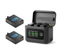 Treeboy Hero 13 Battery - Juego de 2 pilas de 2100 mAh con 27 W Fast Intelligent Bi-Directional Charging Hub para Gopro Hero 13,w/LCD Display Shows Battery SOC