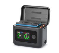 Treeboy X4 Air Battery Charger for Insta360 X4 Air Accessories, 27W Dual Fast Charging Case w/LCD Display Intelligent Two Way Charger Hub for Insta360 X4 Air,Shows Battery SOC