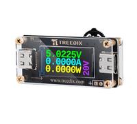 Treedix Comprobador USB tipo C a tipo C QC PD3.0 módulo disparador con pantalla LCD, conector tipo C, 5 V, 9 V, 12 V, 15 V, 20 V, 5 A, voltaje ajustable, fuente de alimentación, PD2.0/PD3.0, QC2.0