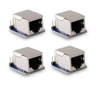 Treedix Conectores Ethernet RJ45, Kits de Placa de conexión de Conector RJ45 de 8 Pines compatibles con Ethernet DMX-512 RS-485 RS-422 RS-232 (4 Juegos)