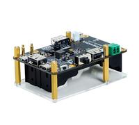 Treedix Fuente de alimentación ininterrumpida de 5 V para Raspberry Pi, carga y salida simultánea, fuente de alimentación mediante pines Pogo, circuito Boost de alto rendimiento compatible con