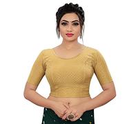 TreegoArt Fashion Blusa confeccionada de algodón y Lycra para Mujer, Manga elástica hasta el Codo, tamaño Libre -(Chiku-38-42)