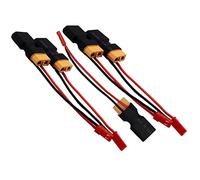 Treehobby 5 conectores XT60 macho a hembra con conectores JST (macho) Lipo adaptador de corriente compatible con DJI Phantom Quadcopter FPV y otros helicópteros aéreos multicopteros aviones