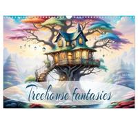 Treehouse fantasies (Wall Calendar 2026 DIN A3 landscape), CALVENDO 12 Month Wall Calendar: Living nature as tree houses.