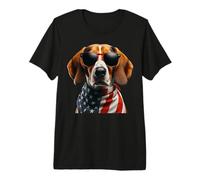 Treeing Walker Coonhound Dog 4 de Julio Propietario Estadounidense EE. UU Camiseta Premium