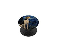Treeing Walker Coonhound Dog Van Gogh Noche Estrellada PopSockets PopGrip Adhesivo