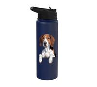 Treeing Walker Coonhound Lindo Peeking TWC Dog Lover Stainless Steel Insulated Water Bottle