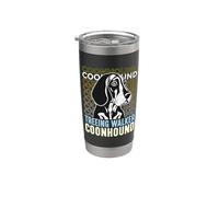 Treeing Walker Coonhound Raza de perro Amante de los animales Coonhound Vaso térmico de acero inoxidable de doble pared