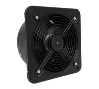 Treeisland Ventilador extractor de 300 mm, color negro, 2677 m³/h, ventilador de pared industrial para ventilación y ventilación en el baño, cocina