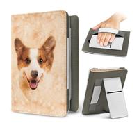 Treer 3D Animal 6.8-7” Funda Universal para E-Reader, Funda Kindle Paperwhite, Compatible con Kindle Colorsoft, Reposo/Despertar Automático, Cierre Magnético (Perro,7”)