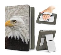 Treer 3D Animal 6.8-7” Funda Universal para E-Reader, Funda Kindle Paperwhite, Compatible con Kindle Colorsoft, Reposo/Despertar Automático, Cierre Magnético (Águila,6.8”)