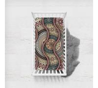 Treer Bohemia Sabanas Bajeras para Cuna Bebe, Sábana Bajera Ajustable Minicuna Funda Capazo Transpirable Universal Protectores De Colchonetas para Niña y Niño (G,90x140cm)