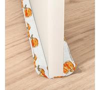 Treer Burlete Puerta Entrada Bajo Puerta 70-90 cm, Burlete para Ventanas Tela Lavable Tira de Sellado para Puertas y Ventanas - Aislamiento Acústico Prueba de Viento (Estampado de calabazas)