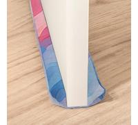 Treer Burlete Puerta Entrada Bajo Puerta 70-90 cm, Burlete para Ventanas Tela Lavable Tira de Sellado para Puertas y Ventanas - Aislamiento Acústico Prueba de Viento (Mármol 1)