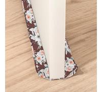 Treer Burlete Puerta Entrada Bajo Puerta 70-90 cm, Burlete para Ventanas Tela Lavable Tira de Sellado para Puertas y Ventanas - Aislamiento Acústico Prueba de Viento (Rosa marrón oscuro)