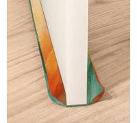 Treer Burlete Puerta Entrada Bajo Puerta 70-90 cm, Burlete para Ventanas Tela Lavable Tira de Sellado para Puertas y Ventanas - Aislamiento Acústico Prueba de Viento (Nebulosa 6)