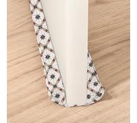 Treer Burlete Puerta Entrada Bajo Puerta 70-90 cm, Burlete para Ventanas Tela Lavable Tira de Sellado para Puertas y Ventanas - Aislamiento Acústico Prueba de Viento (Marroquí vintage)