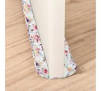 Treer Burlete Puerta Entrada Bajo Puerta 70-90 cm, Burlete para Ventanas Tela Lavable Tira de Sellado para Puertas y Ventanas - Aislamiento Acústico Prueba de Viento (Rosa chic)