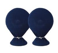 Treer Cubierta de Ventilador Elástico, Funda Protectora para Ventiladores Antipolvo Fundas de Ventilador para Ventilador de Pie, Ventilador Eléctrico (45x65cm,Azul Marino)