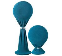 Treer Cubierta de Ventilador Elástico, Funda Protectora para Ventiladores Antipolvo Fundas de Ventilador para Ventilador de Pie, Ventilador Eléctrico (Dos tamaños,Azul Turquesa)