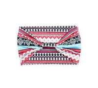 Treer Elásticas Cinta de Pelo Mujer, 2/4/6 Piezas Diadema Mujer Pañuelos Cabeza Suave Turbantes, Retro Bohemio Headband para Correr, Yoga, Fitness y Entrenamiento (Rosa,2 piezas)