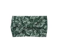 Treer Elásticas Cinta de Pelo Mujer, Diadema Mujer Estilo Paisley Pañuelos Cabeza Suave Turbantes, Verano Headband para Correr, Yoga, Fitness y Entrenamiento (Verde oscuro 1,24x15cm)
