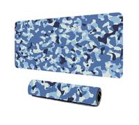 Treer Estilo Colorido Alfombrilla Ratón, Alfombrilla Ratón XXL/XL/L, Alfombrilla Gaming, Mouse Pad con Bordes Cosidos y Base Goma Antideslizante, para Hogar y Oficina (700x300mm,Camuflaje)